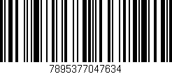 Código de barras (EAN, GTIN, SKU, ISBN): '7895377047634'