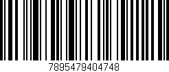 Código de barras (EAN, GTIN, SKU, ISBN): '7895479404748'