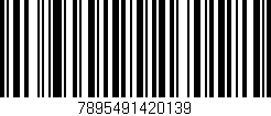 Código de barras (EAN, GTIN, SKU, ISBN): '7895491420139'