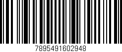 Código de barras (EAN, GTIN, SKU, ISBN): '7895491602948'