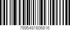 Código de barras (EAN, GTIN, SKU, ISBN): '7895491606816'