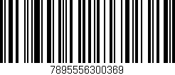 Código de barras (EAN, GTIN, SKU, ISBN): '7895556300369'