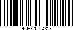 Código de barras (EAN, GTIN, SKU, ISBN): '7895570034615'