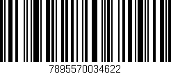 Código de barras (EAN, GTIN, SKU, ISBN): '7895570034622'