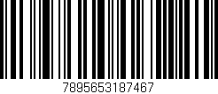 Código de barras (EAN, GTIN, SKU, ISBN): '7895653187467'