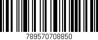 Código de barras (EAN, GTIN, SKU, ISBN): '789570708850'