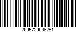 Código de barras (EAN, GTIN, SKU, ISBN): '7895730036251'