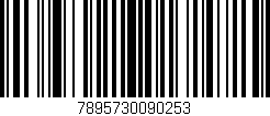 Código de barras (EAN, GTIN, SKU, ISBN): '7895730090253'