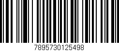 Código de barras (EAN, GTIN, SKU, ISBN): '7895730125498'