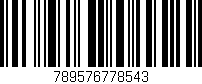 Código de barras (EAN, GTIN, SKU, ISBN): '789576778543'