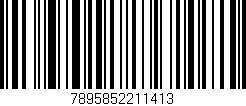 Código de barras (EAN, GTIN, SKU, ISBN): '7895852211413'