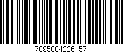 Código de barras (EAN, GTIN, SKU, ISBN): '7895884226157'