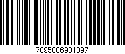 Código de barras (EAN, GTIN, SKU, ISBN): '7895886931097'