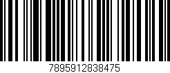Código de barras (EAN, GTIN, SKU, ISBN): '7895912838475'