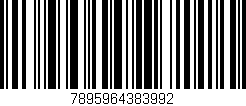 Código de barras (EAN, GTIN, SKU, ISBN): '7895964383992'