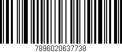 Código de barras (EAN, GTIN, SKU, ISBN): '7896020637738'