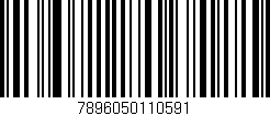 Código de barras (EAN, GTIN, SKU, ISBN): '7896050110591'