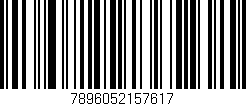 Código de barras (EAN, GTIN, SKU, ISBN): '7896052157617'