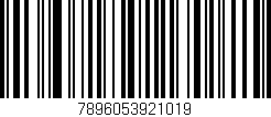 Código de barras (EAN, GTIN, SKU, ISBN): '7896053921019'