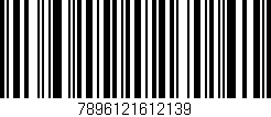 Código de barras (EAN, GTIN, SKU, ISBN): '7896121612139'