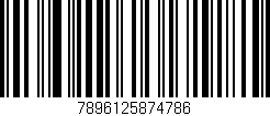 Código de barras (EAN, GTIN, SKU, ISBN): '7896125874786'