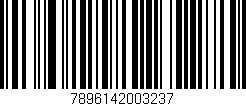 Código de barras (EAN, GTIN, SKU, ISBN): '7896142003237'