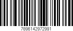 Código de barras (EAN, GTIN, SKU, ISBN): '7896142972991'