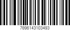 Código de barras (EAN, GTIN, SKU, ISBN): '7896143103493'