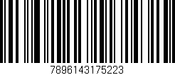 Código de barras (EAN, GTIN, SKU, ISBN): '7896143175223'