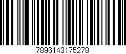 Código de barras (EAN, GTIN, SKU, ISBN): '7896143175278'