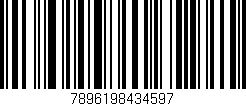 Código de barras (EAN, GTIN, SKU, ISBN): '7896198434597'