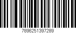 Código de barras (EAN, GTIN, SKU, ISBN): '7896251397289'