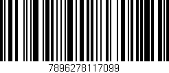 Código de barras (EAN, GTIN, SKU, ISBN): '7896278117099'