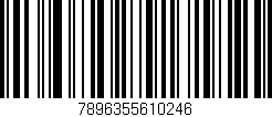 Código de barras (EAN, GTIN, SKU, ISBN): '7896355610246'