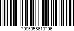 Código de barras (EAN, GTIN, SKU, ISBN): '7896355610796'