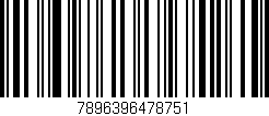 Código de barras (EAN, GTIN, SKU, ISBN): '7896396478751'