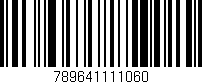 Código de barras (EAN, GTIN, SKU, ISBN): '789641111060'