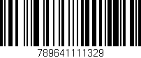 Código de barras (EAN, GTIN, SKU, ISBN): '789641111329'