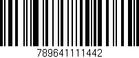 Código de barras (EAN, GTIN, SKU, ISBN): '789641111442'