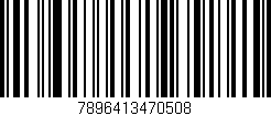 Código de barras (EAN, GTIN, SKU, ISBN): '7896413470508'