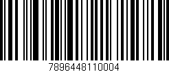 Código de barras (EAN, GTIN, SKU, ISBN): '7896448110004'