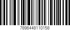 Código de barras (EAN, GTIN, SKU, ISBN): '7896448110158'