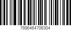 Código de barras (EAN, GTIN, SKU, ISBN): '7896464706304'