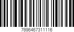 Código de barras (EAN, GTIN, SKU, ISBN): '7896467311116'