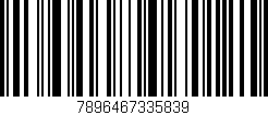 Código de barras (EAN, GTIN, SKU, ISBN): '7896467335839'