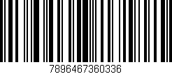 Código de barras (EAN, GTIN, SKU, ISBN): '7896467360336'