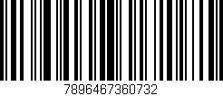 Código de barras (EAN, GTIN, SKU, ISBN): '7896467360732'