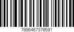 Código de barras (EAN, GTIN, SKU, ISBN): '7896467378591'