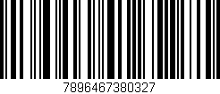 Código de barras (EAN, GTIN, SKU, ISBN): '7896467380327'