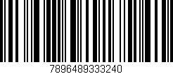 Código de barras (EAN, GTIN, SKU, ISBN): '7896489333240'